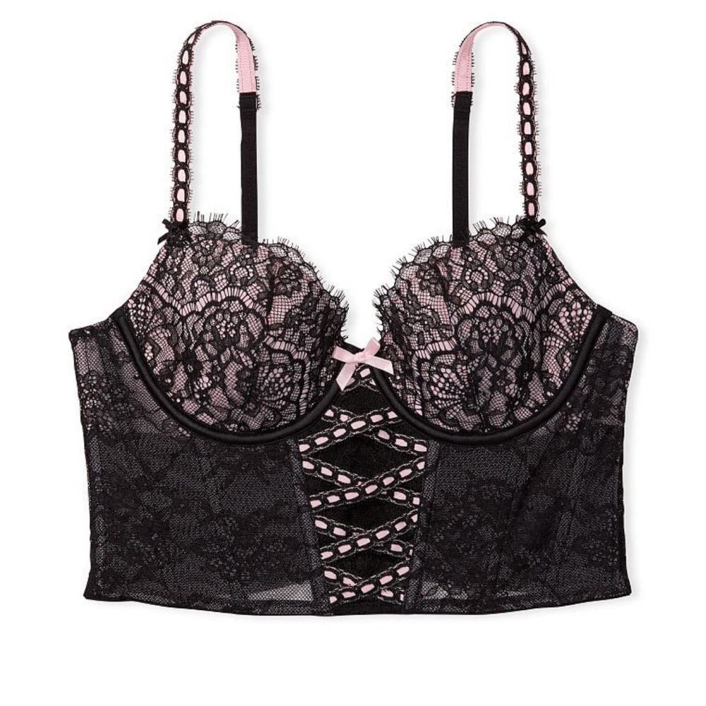 DREAM ANGELS
Lightly-Lined Heritage Ribbon Slot Bra Top